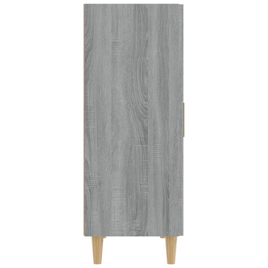 Dressoir 70x34x90 cm bewerkt hout grijs sonoma eikenkleurig is nu te koop bij PeponiXL, paradijselijk wonen!