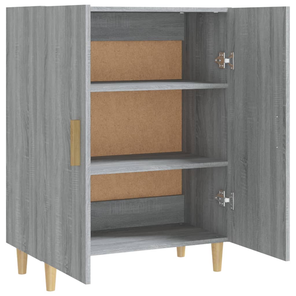 Dressoir 70x34x90 cm bewerkt hout grijs sonoma eikenkleurig is nu te koop bij PeponiXL, paradijselijk wonen!