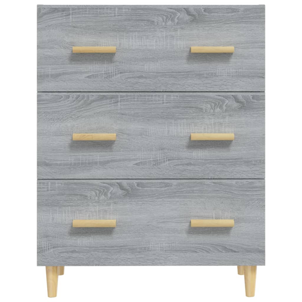 Dressoir 70x34x90 cm bewerkt hout grijs sonoma eikenkleurig is nu te koop bij PeponiXL, paradijselijk wonen!
