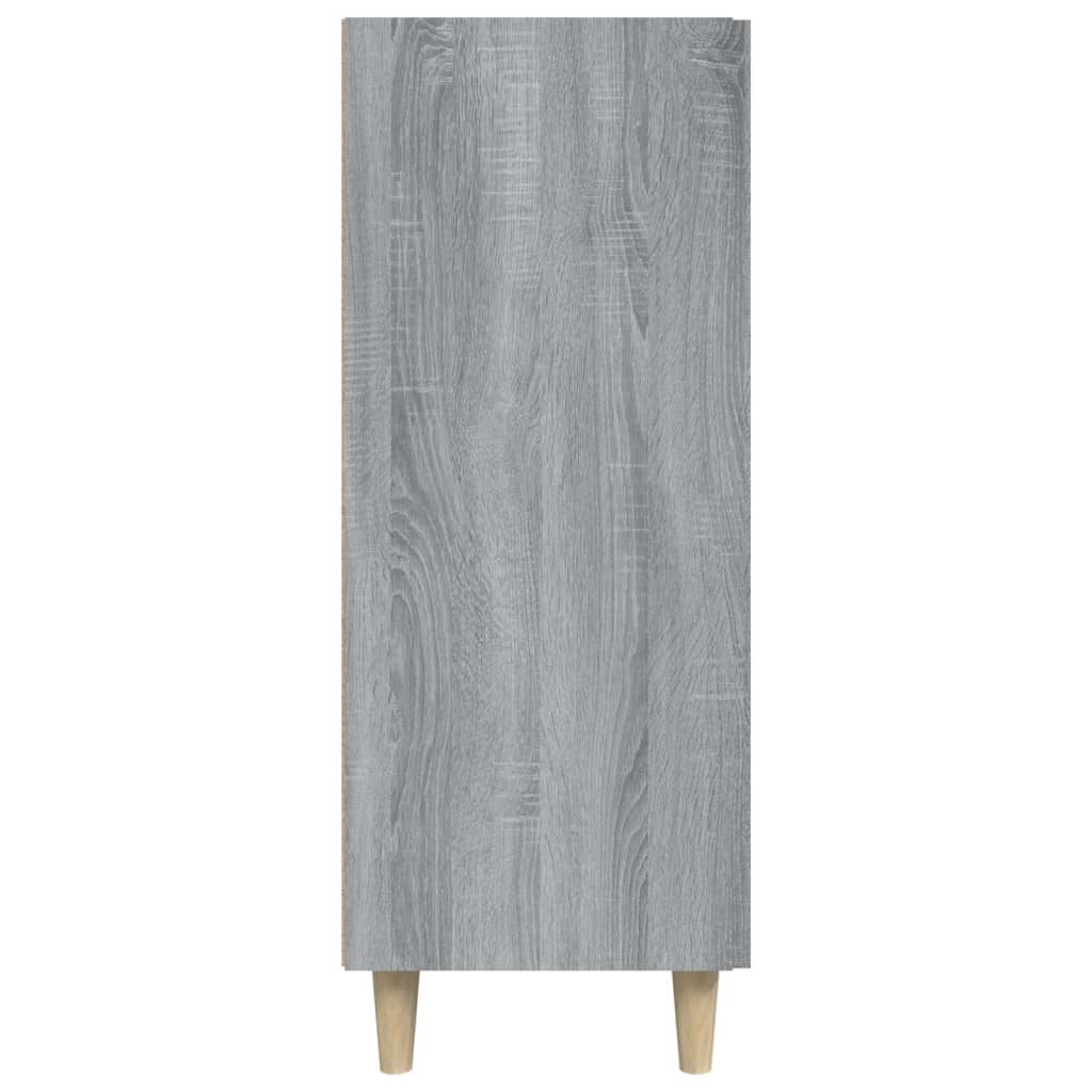 Dressoir 69,5x34x90 cm bewerkt hout grijs sonoma eikenkleurig is nu te koop bij PeponiXL, paradijselijk wonen!