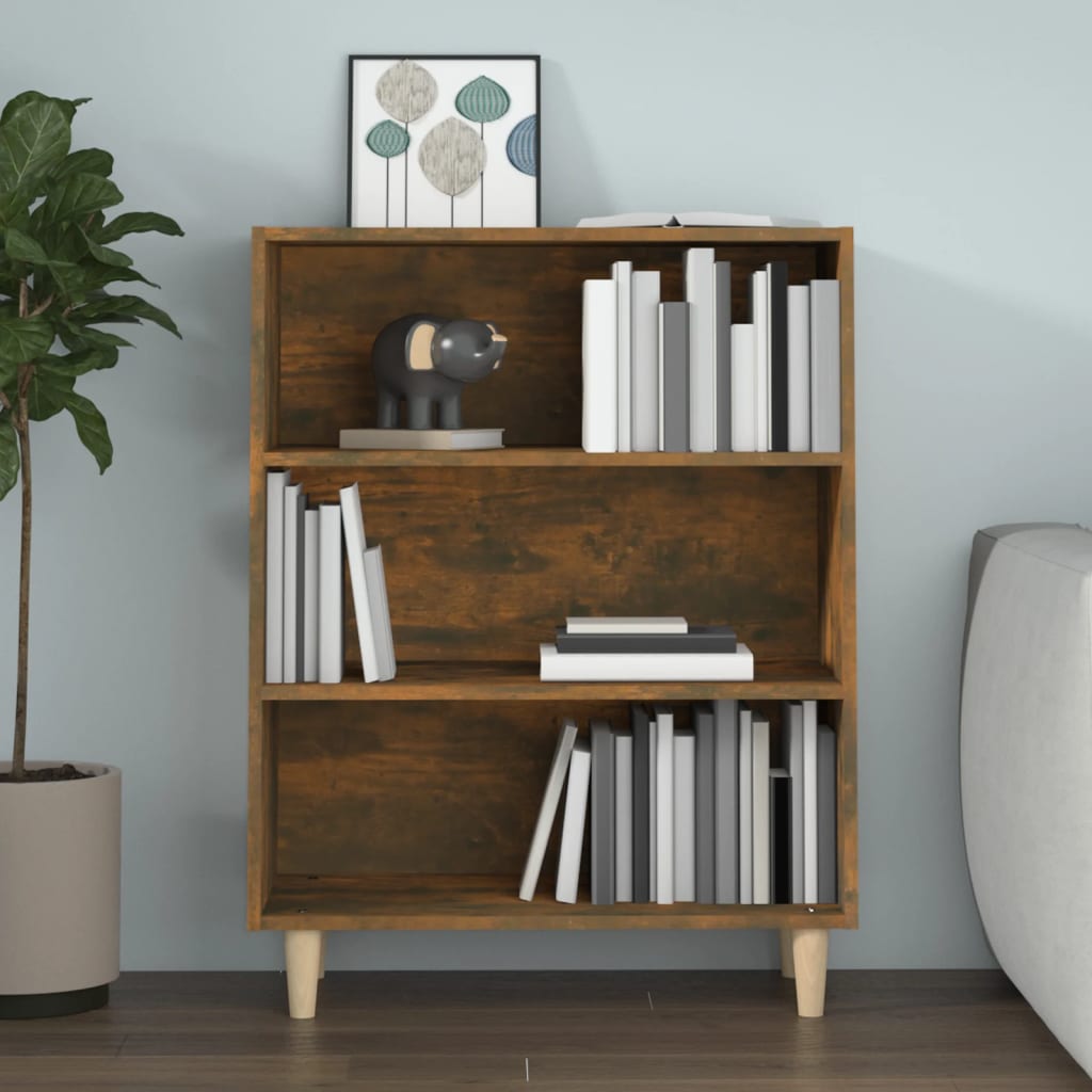 Dressoir 69,5x32,5x90 cm bewerkt hout gerookt eikenkleurig is nu te koop bij PeponiXL, paradijselijk wonen!
