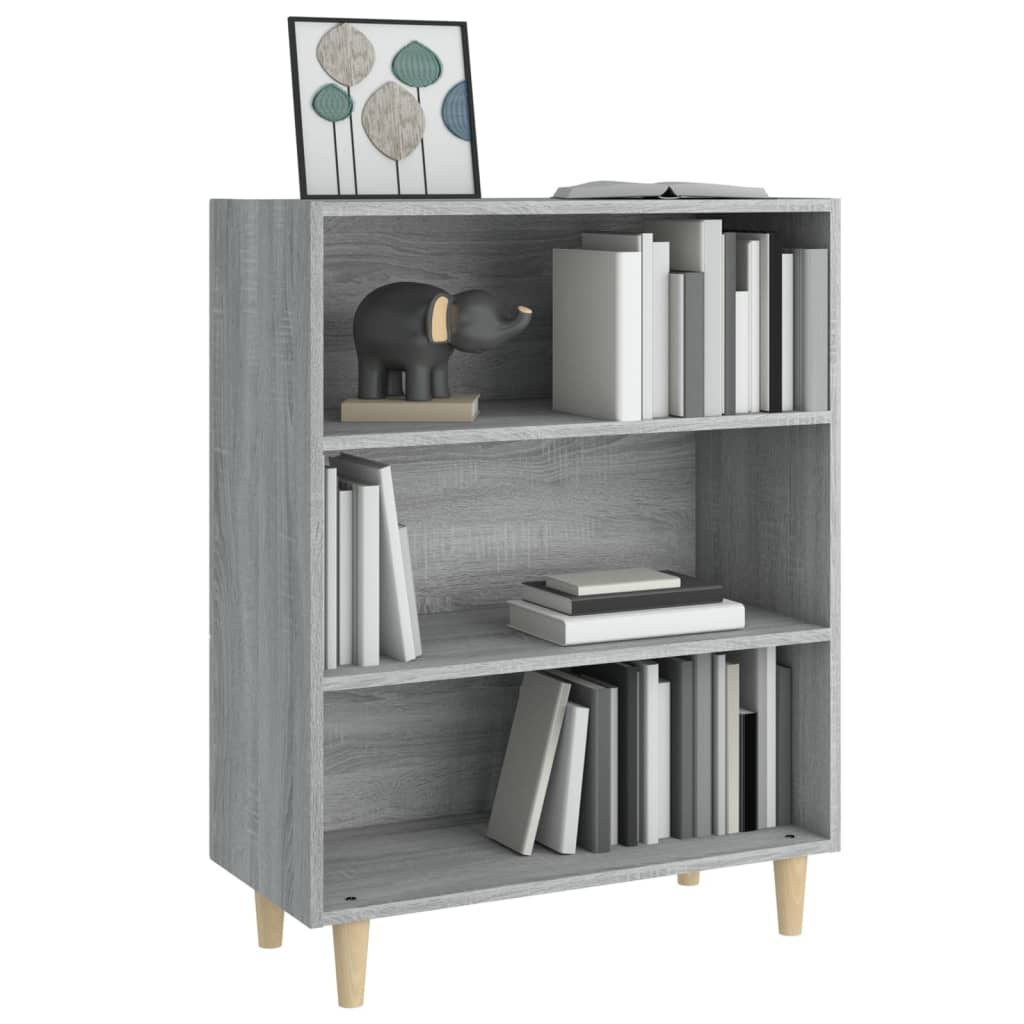 Dressoir 69,5x32,5x90 cm bewerkt hout grijs sonoma eikenkleurig is nu te koop bij PeponiXL, paradijselijk wonen!