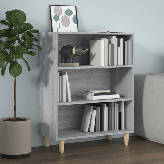 Dressoir 69,5x32,5x90 cm bewerkt hout grijs sonoma eikenkleurig is nu te koop bij PeponiXL, paradijselijk wonen!
