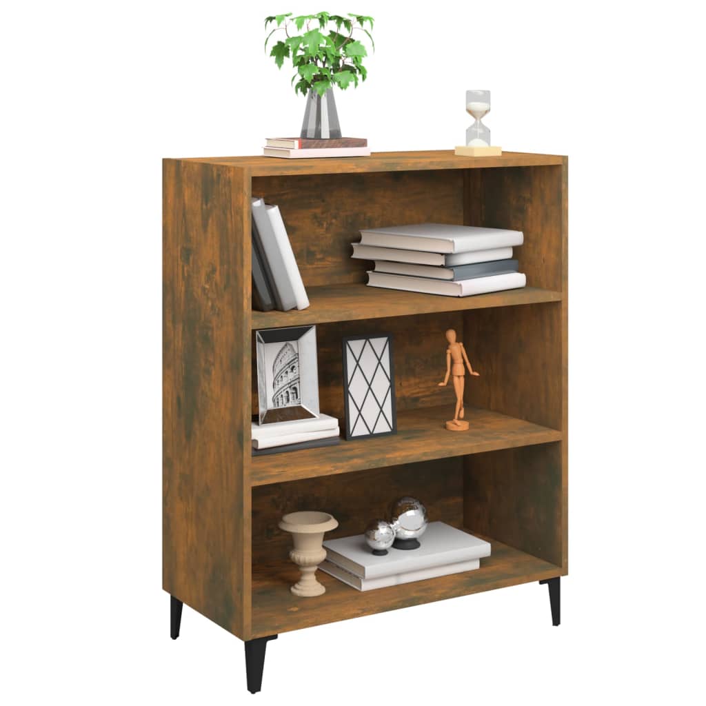 Dressoir 69,5x32,5x90 cm bewerkt hout gerookt eikenkleurig is nu te koop bij PeponiXL, paradijselijk wonen!