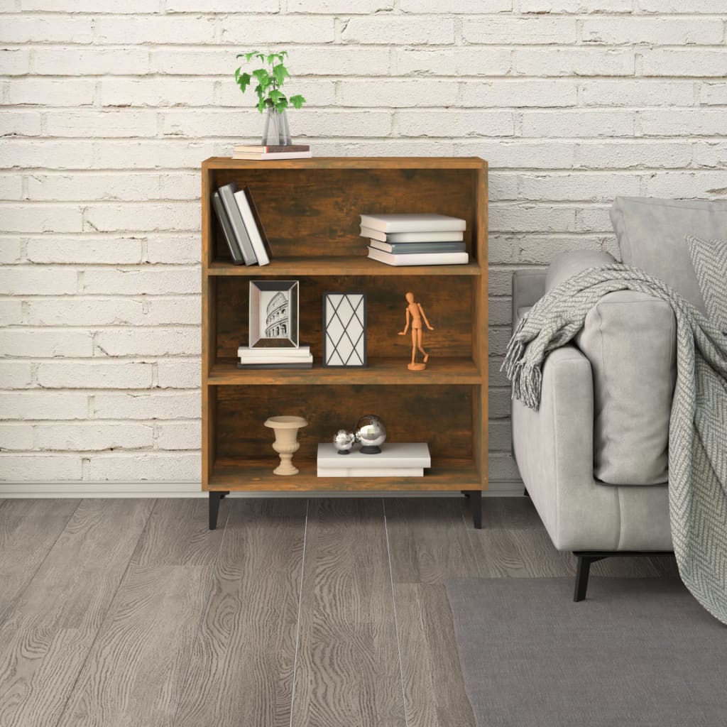 Dressoir 69,5x32,5x90 cm bewerkt hout gerookt eikenkleurig is nu te koop bij PeponiXL, paradijselijk wonen!
