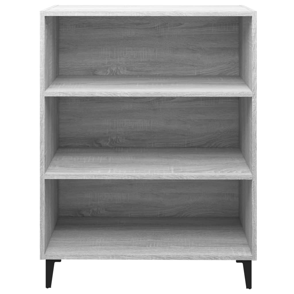Dressoir 69,5x32,5x90 cm bewerkt hout grijs sonoma eikenkleurig is nu te koop bij PeponiXL, paradijselijk wonen!