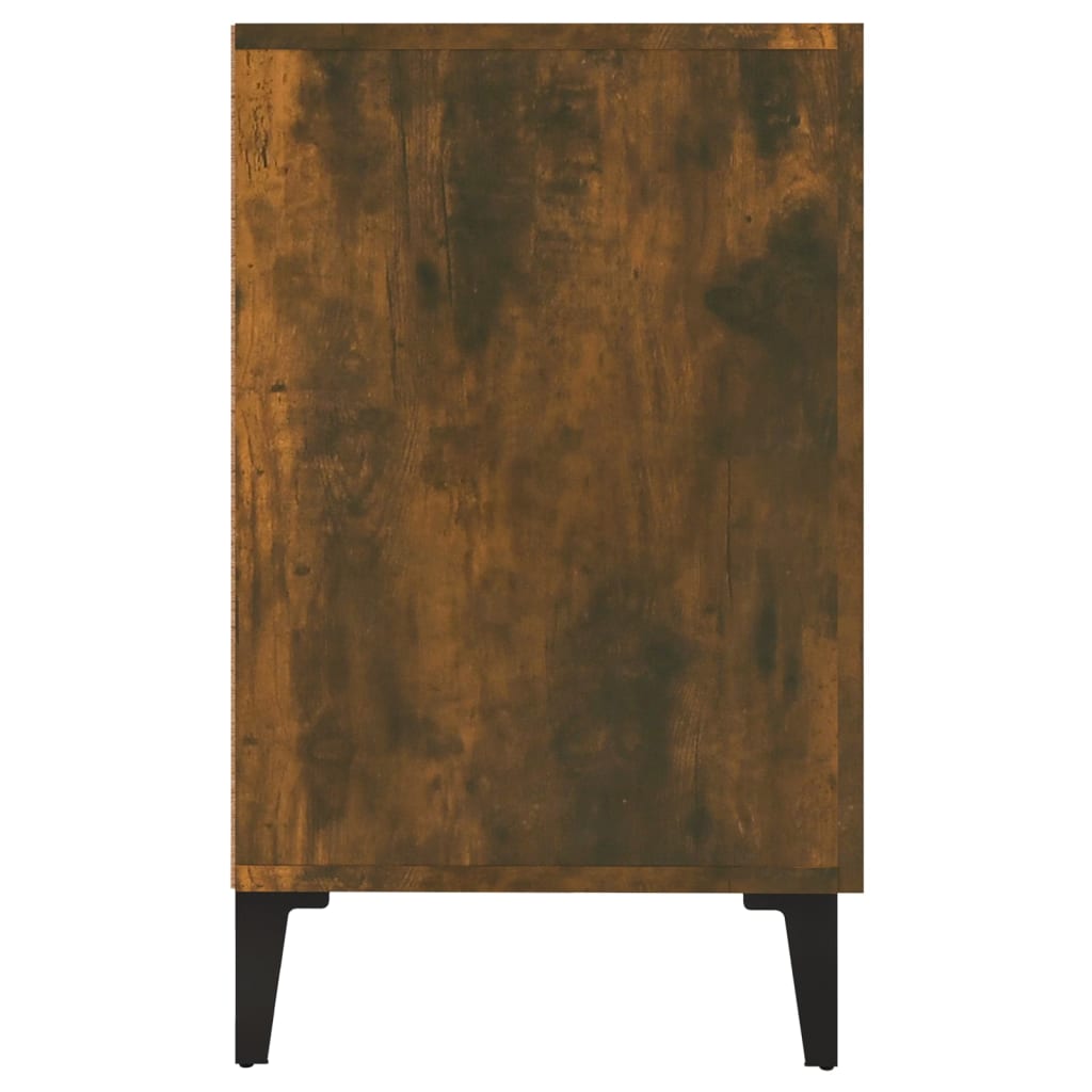 Dressoir 100x36x60 cm bewerkt hout gerookt eikenkleurig is nu te koop bij PeponiXL, paradijselijk wonen!