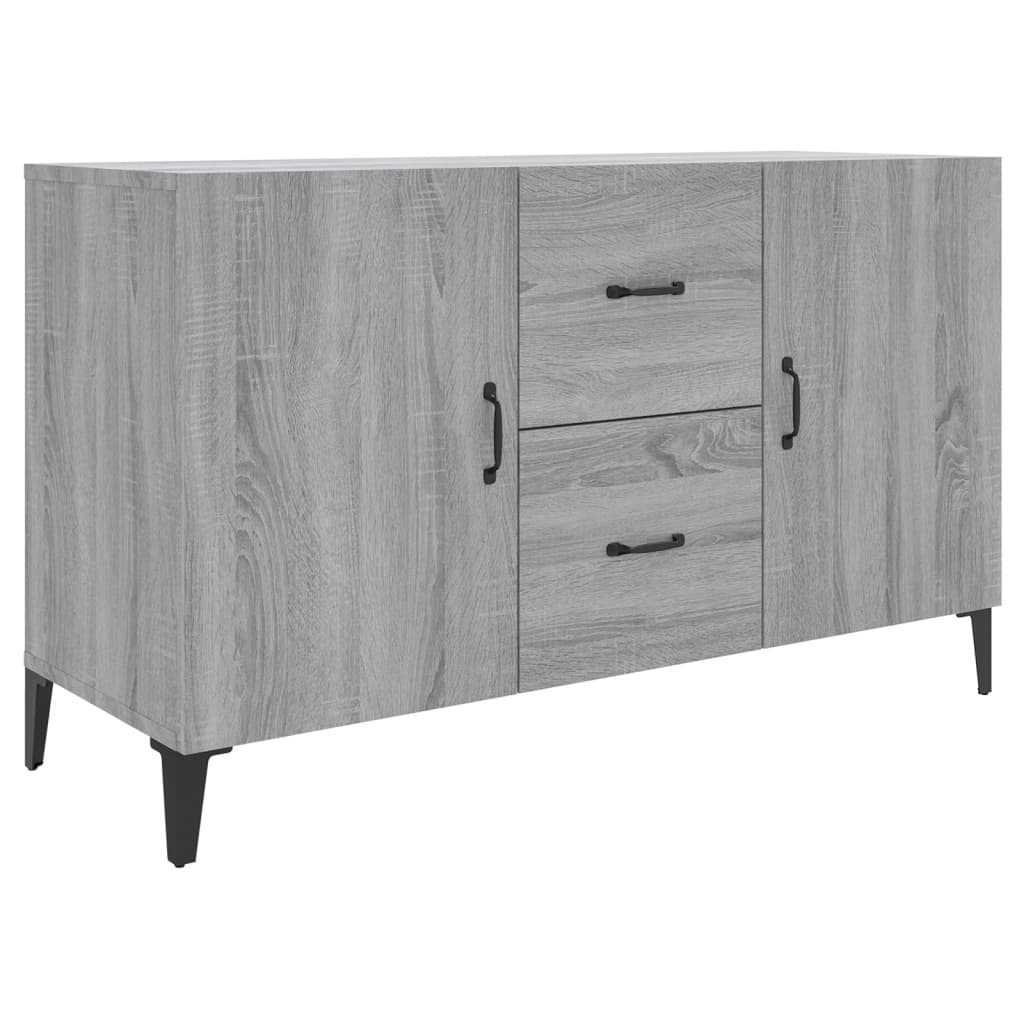 Dressoir 100x36x60 cm bewerkt hout grijs sonoma eikenkleurig is nu te koop bij PeponiXL, paradijselijk wonen!