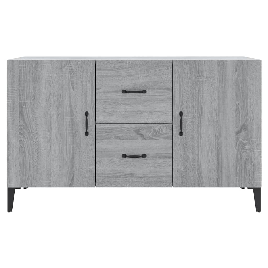 Dressoir 100x36x60 cm bewerkt hout grijs sonoma eikenkleurig is nu te koop bij PeponiXL, paradijselijk wonen!