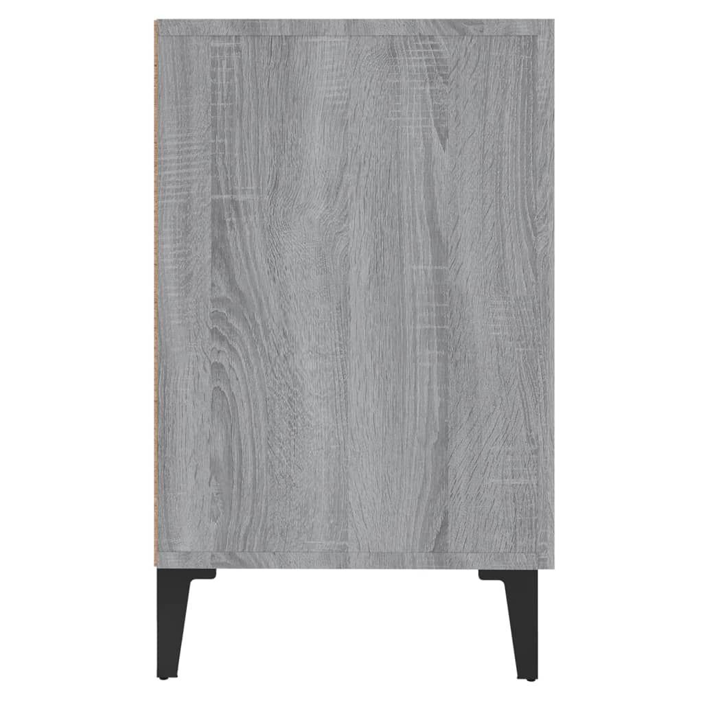 Dressoir 100x36x60 cm bewerkt hout grijs sonoma eikenkleurig is nu te koop bij PeponiXL, paradijselijk wonen!