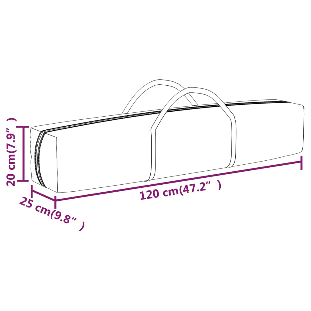 Partytent inklapbaar 3x3 m taupe is nu te koop bij PeponiXL, paradijselijk wonen!