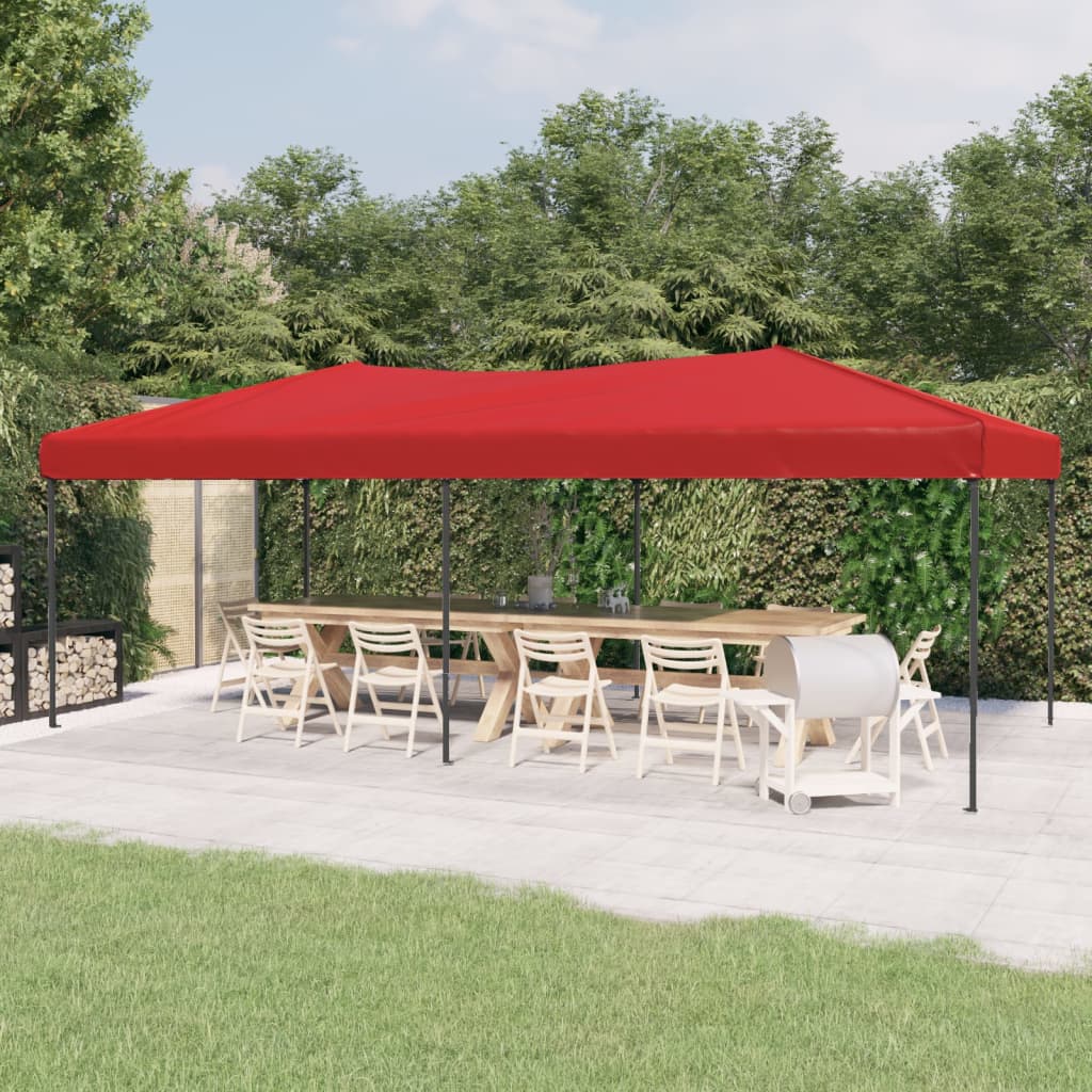 Partytent inklapbaar 3x6 m rood is nu te koop bij PeponiXL, paradijselijk wonen!