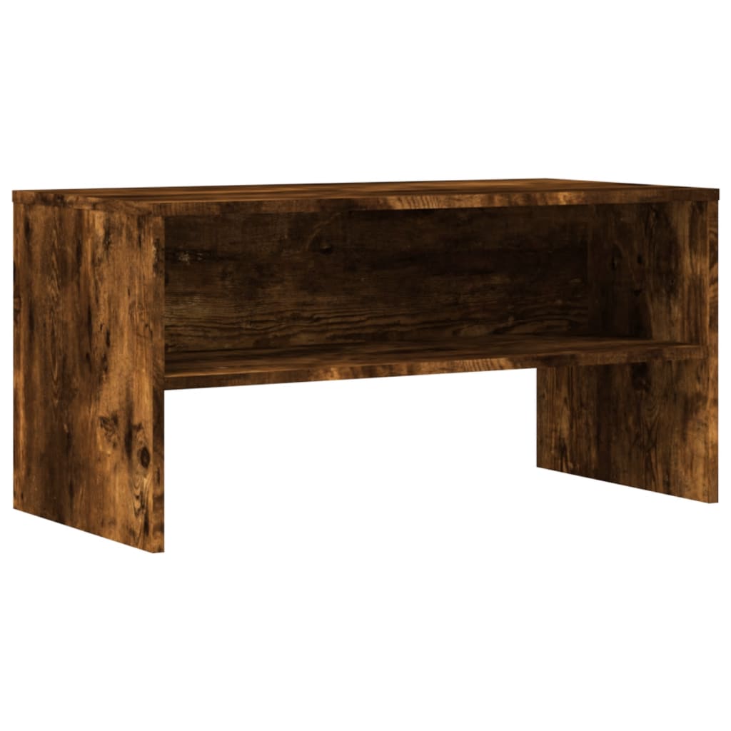 Tv-meubel 80x40x40 cm bewerkt hout gerookt eikenkleurig is nu te koop bij PeponiXL, paradijselijk wonen!