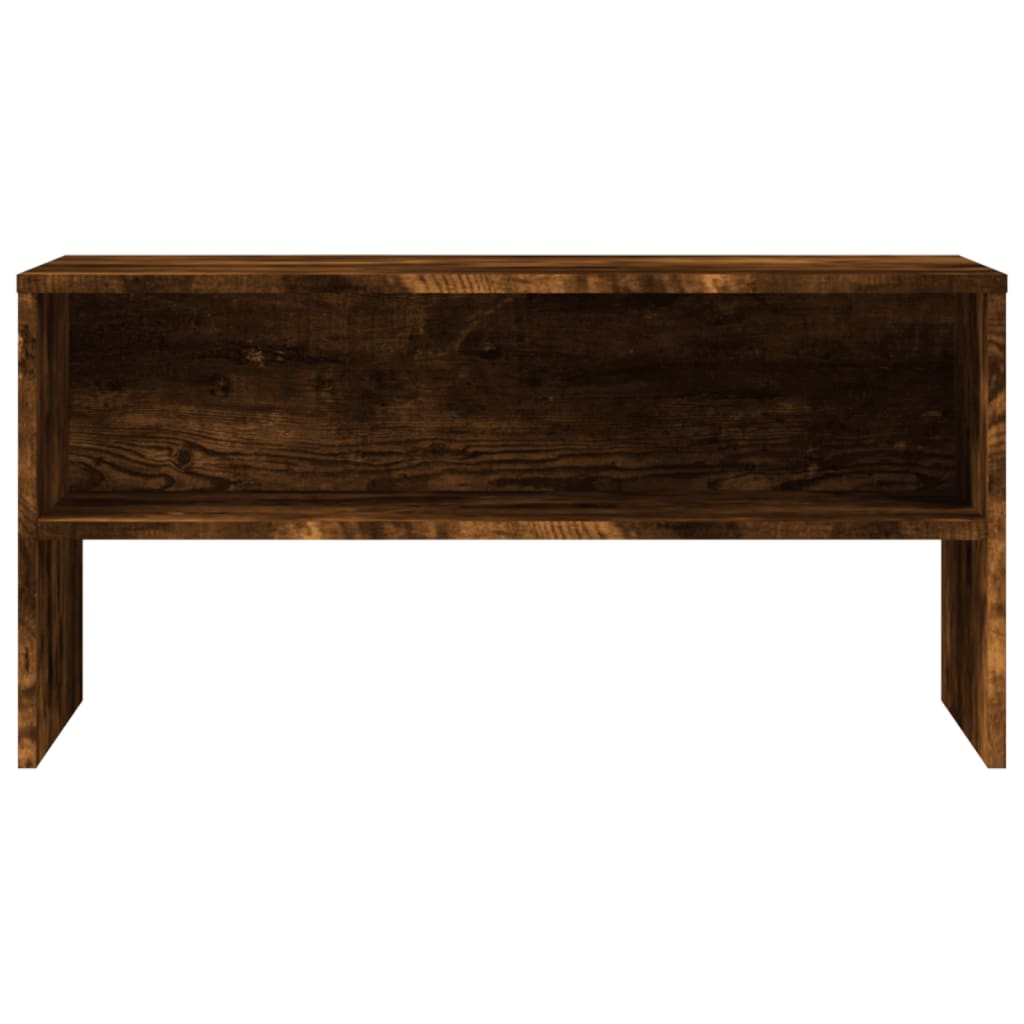 Tv-meubel 80x40x40 cm bewerkt hout gerookt eikenkleurig is nu te koop bij PeponiXL, paradijselijk wonen!