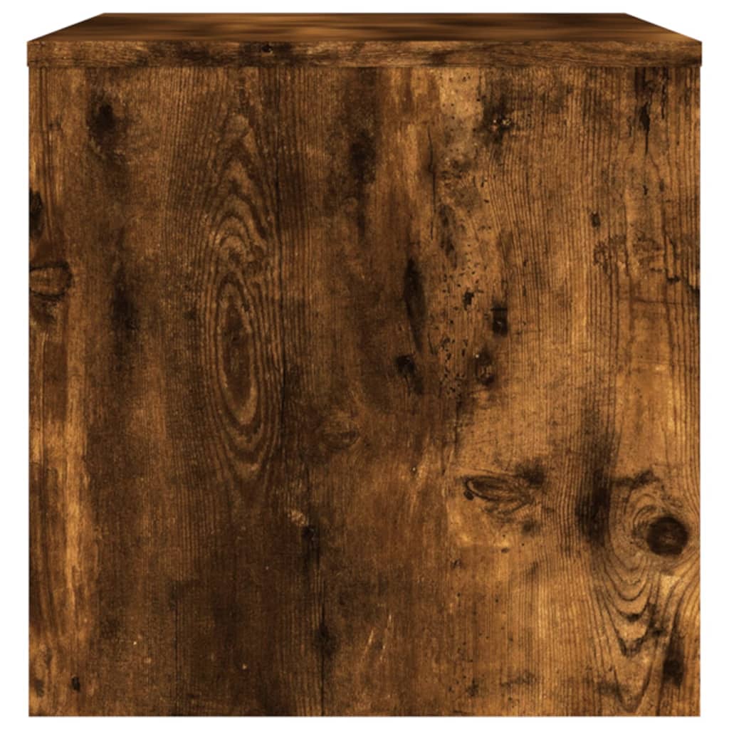 Tv-meubel 80x40x40 cm bewerkt hout gerookt eikenkleurig is nu te koop bij PeponiXL, paradijselijk wonen!
