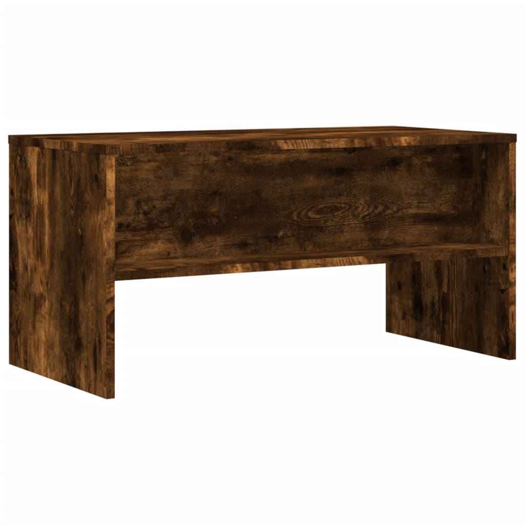 Tv-meubel 80x40x40 cm bewerkt hout gerookt eikenkleurig is nu te koop bij PeponiXL, paradijselijk wonen!