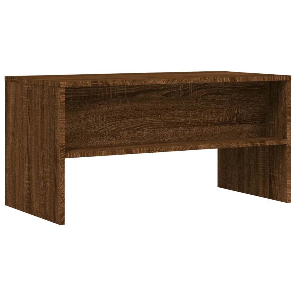 Tv-meubel 80x40x40 cm bewerkt hout bruin eikenkleur is nu te koop bij PeponiXL, paradijselijk wonen!
