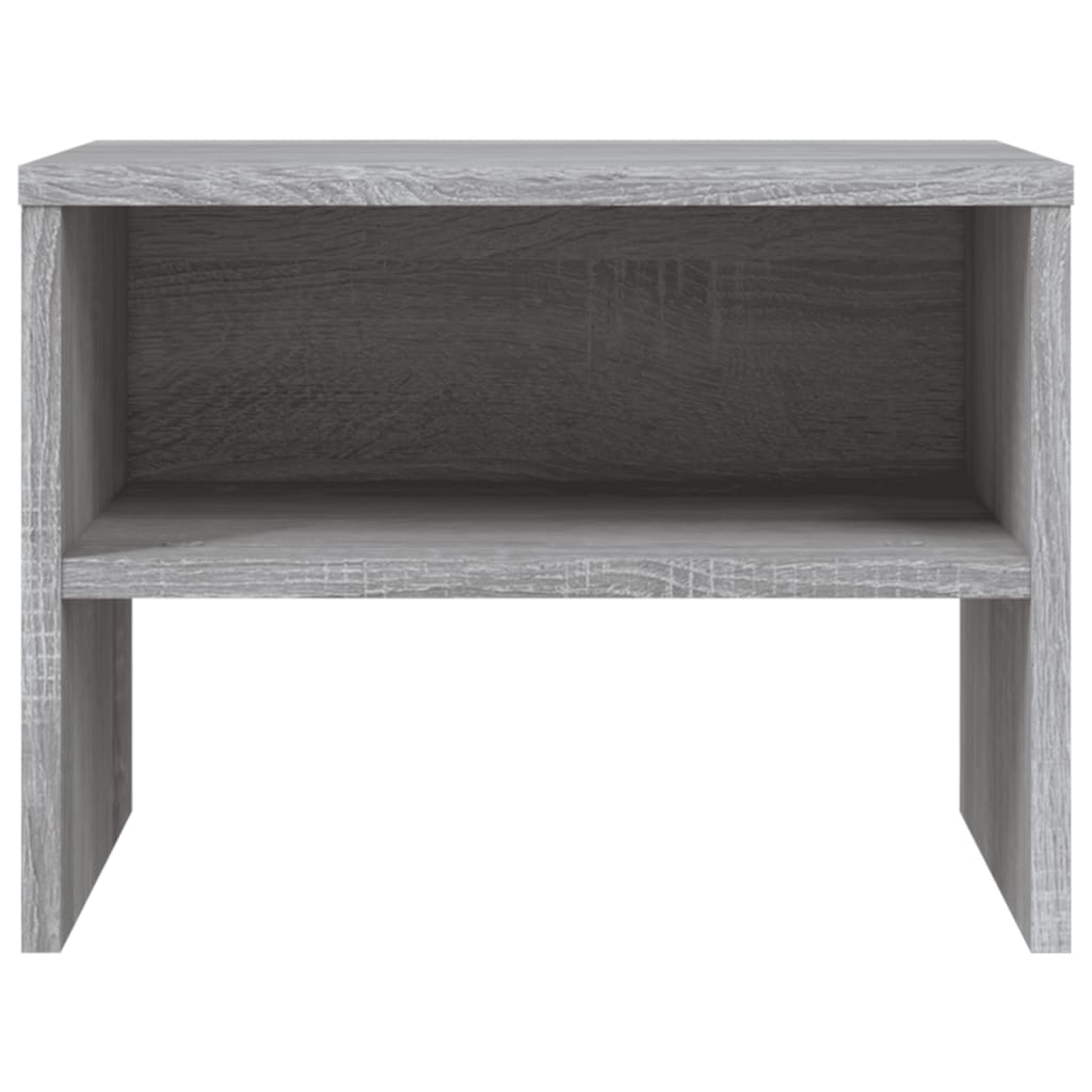 Nachtkastjes 2 st 40x30x30 cm bewerkt hout grijs sonoma eiken is nu te koop bij PeponiXL, paradijselijk wonen!