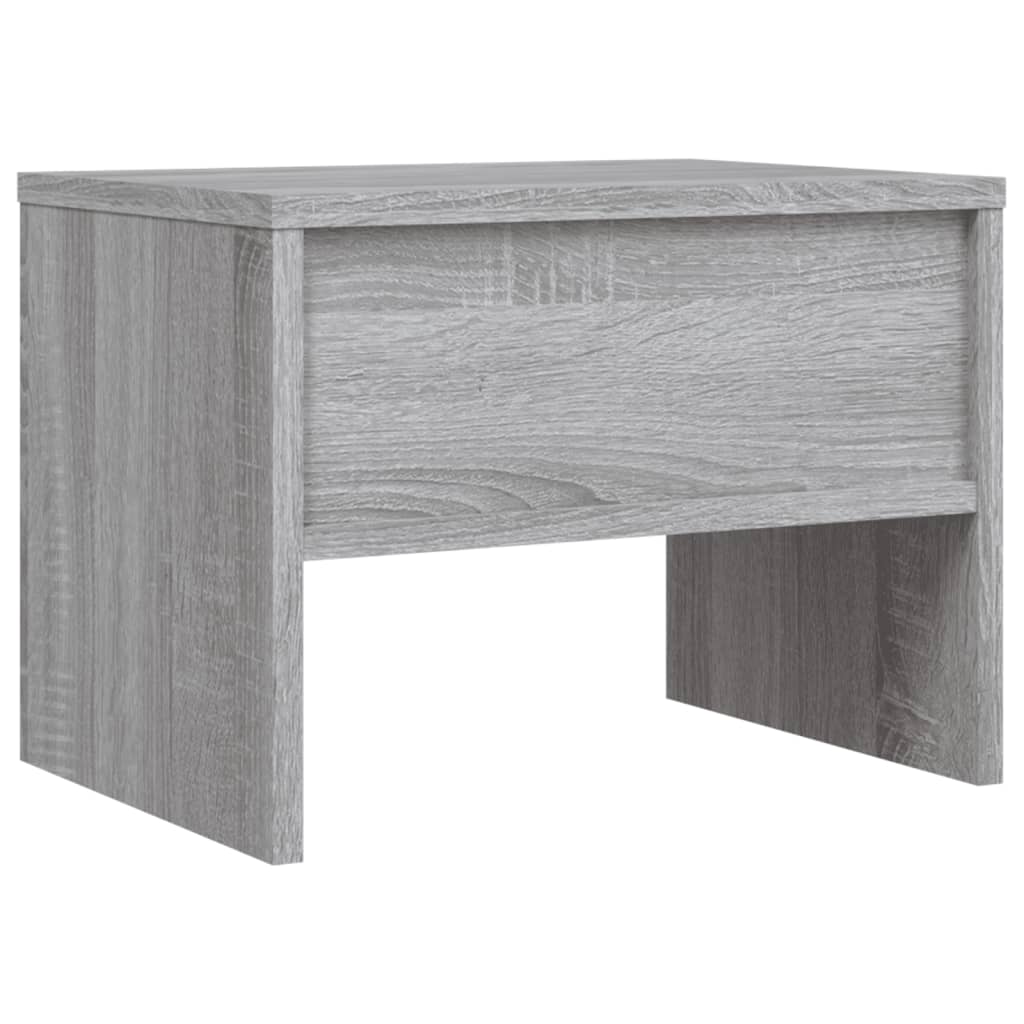 Nachtkastjes 2 st 40x30x30 cm bewerkt hout grijs sonoma eiken is nu te koop bij PeponiXL, paradijselijk wonen!