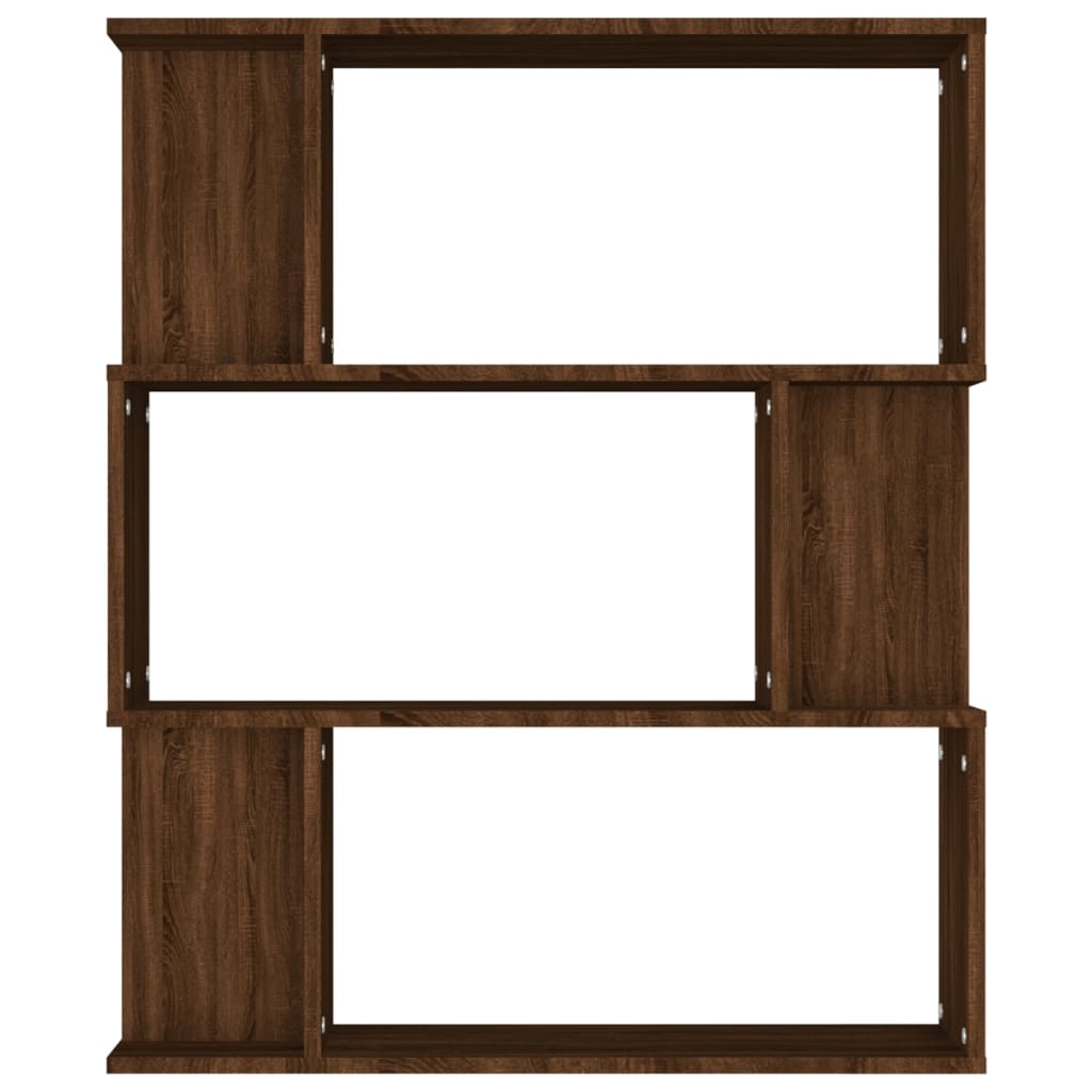 Boekenkast / kamerscherm 80x24x96 cm bewerkt hout bruineiken is nu te koop bij PeponiXL, paradijselijk wonen!