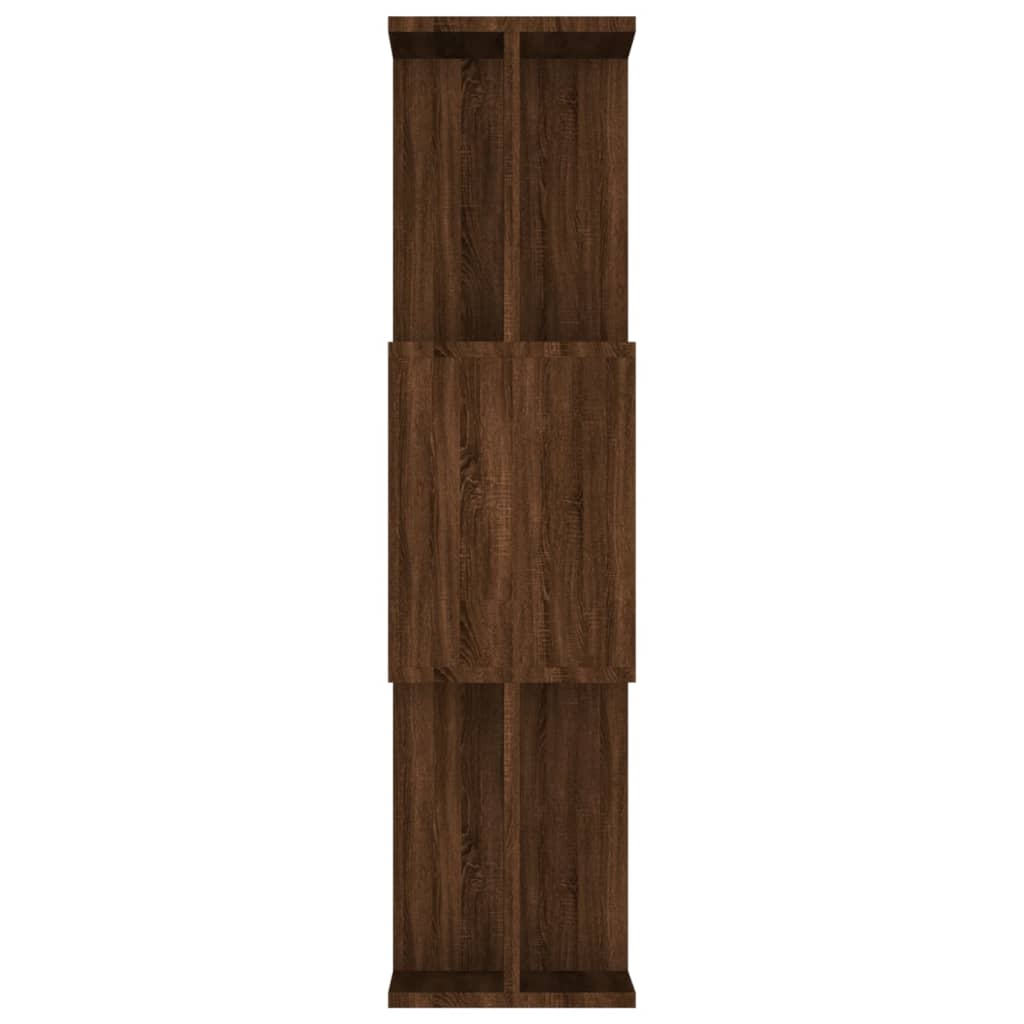 Boekenkast / kamerscherm 80x24x96 cm bewerkt hout bruineiken is nu te koop bij PeponiXL, paradijselijk wonen!