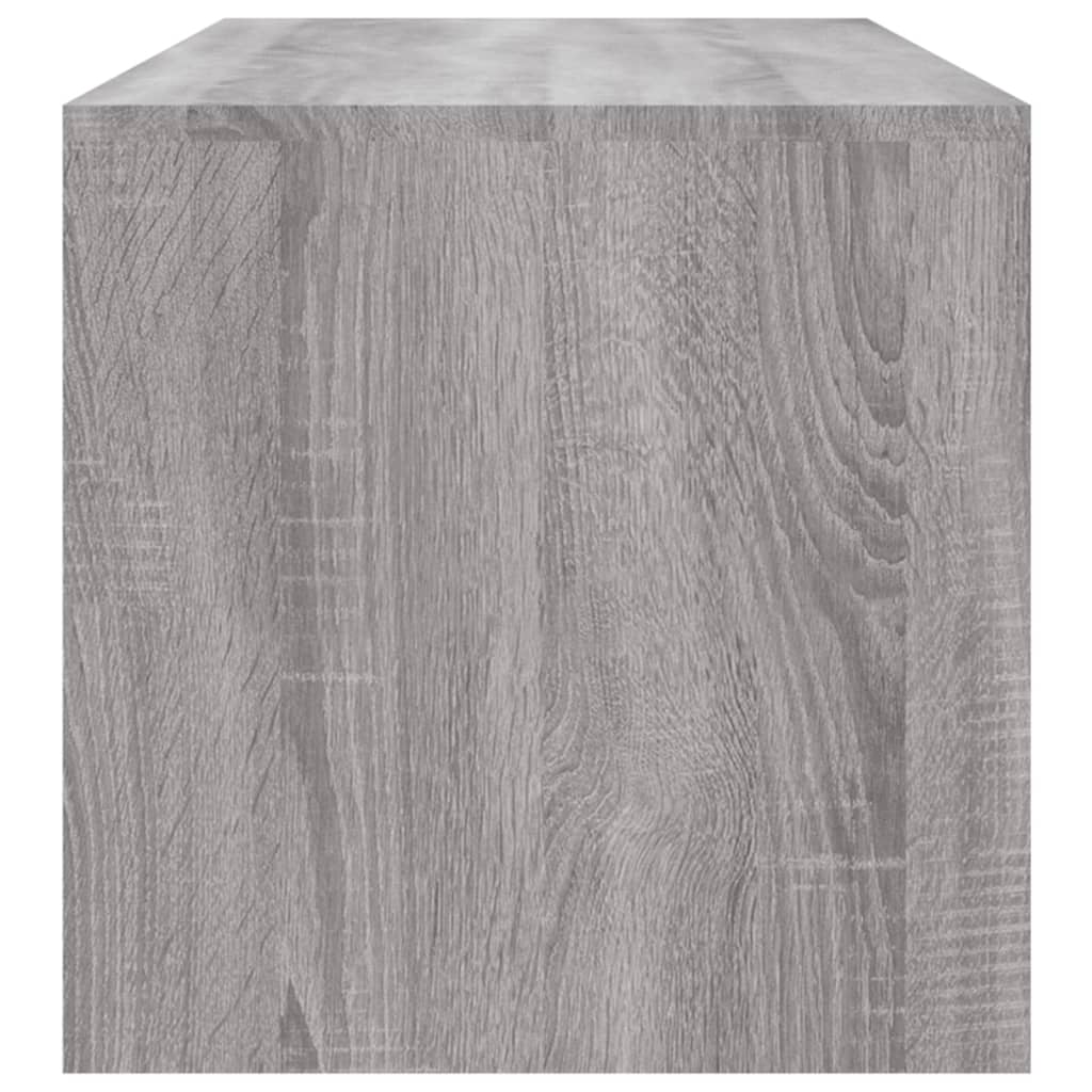 Salontafel 100x40x40 cm bewerkt hout grijs sonoma eikenkleurig is nu te koop bij PeponiXL, paradijselijk wonen!