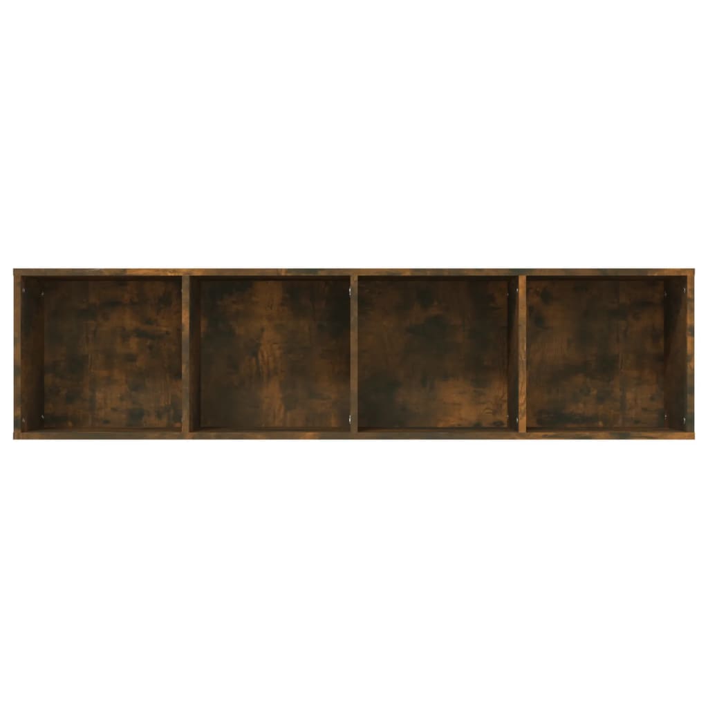 Boekenkast / tv-meubel 143x30x36 cm bewerkt hout gerookt eiken is nu te koop bij PeponiXL, paradijselijk wonen!