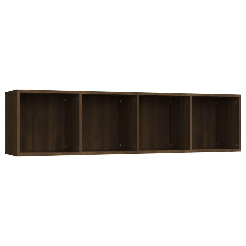 Boekenkast / tv-meubel 143x30x36 cm bruin eikenkleurig is nu te koop bij PeponiXL, paradijselijk wonen!