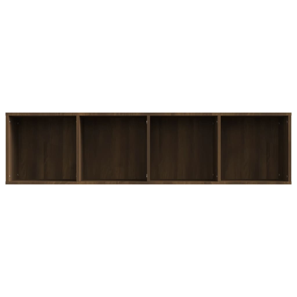Boekenkast / tv-meubel 143x30x36 cm bruin eikenkleurig is nu te koop bij PeponiXL, paradijselijk wonen!
