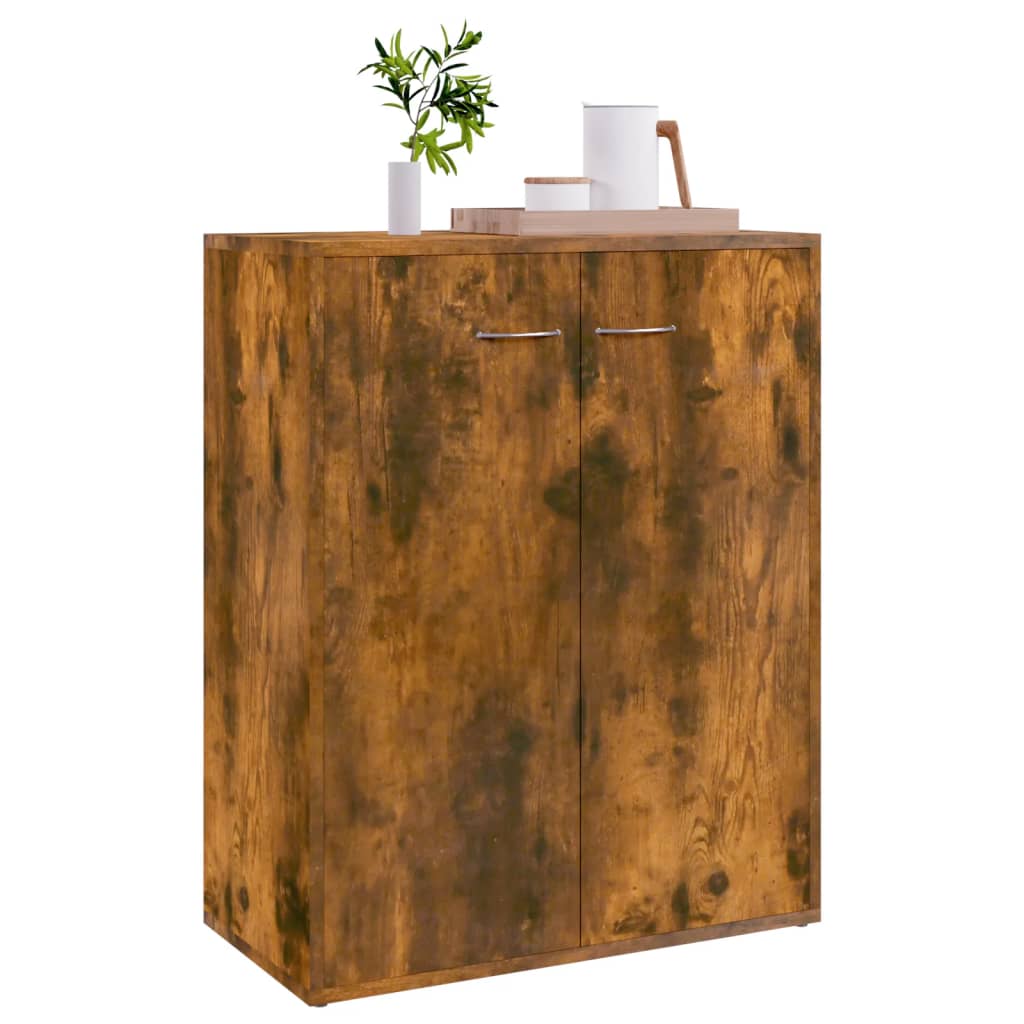 Dressoir 60x30x75 cm bewerkt hout gerookt eikenkleurig is nu te koop bij PeponiXL, paradijselijk wonen!