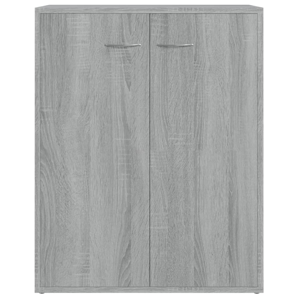 Dressoir 60x30x75 cm bewerkt hout grijs sonoma eikenkleurig is nu te koop bij PeponiXL, paradijselijk wonen!