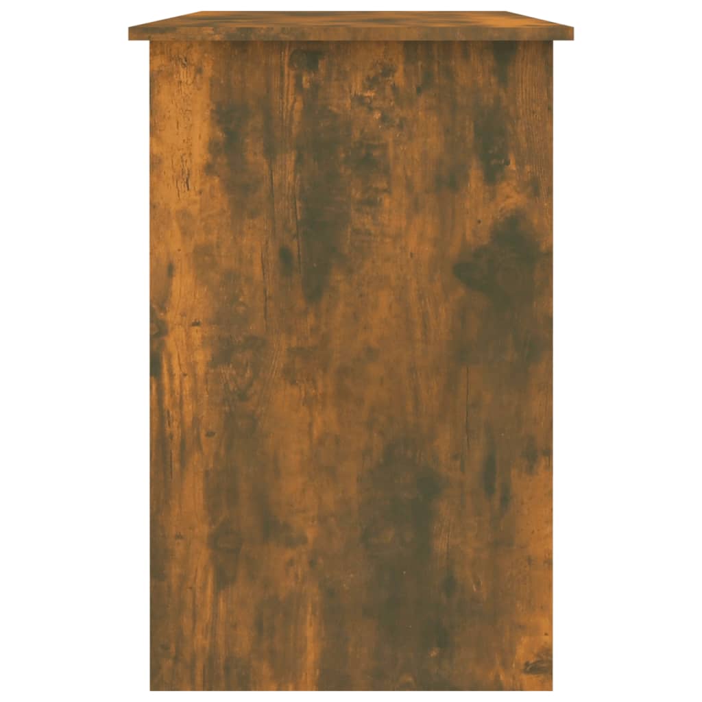 Bureau 100x50x76 cm bewerkt hout gerookt eikenkleurig is nu te koop bij PeponiXL, paradijselijk wonen!