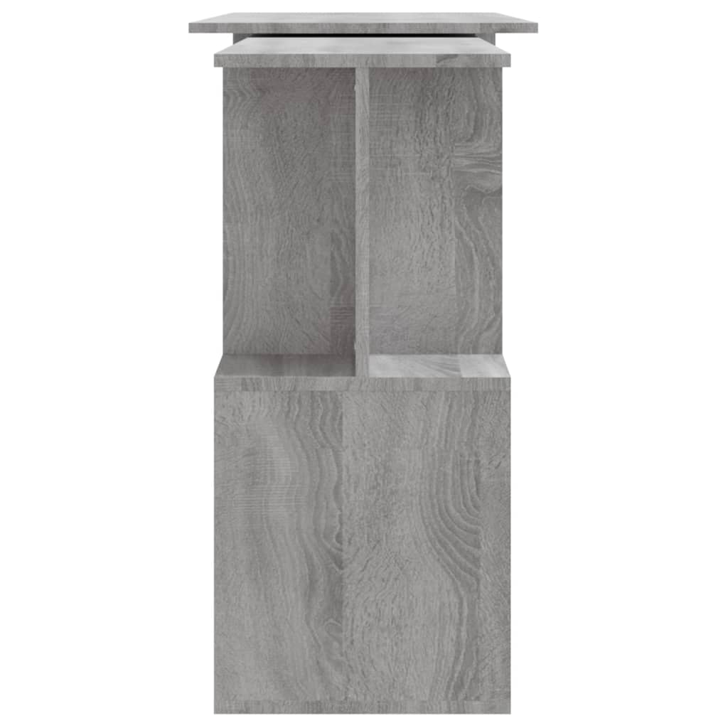 Hoekbureau 200x50x76 cm bewerkt hout grijs sonoma eiken is nu te koop bij PeponiXL, paradijselijk wonen!