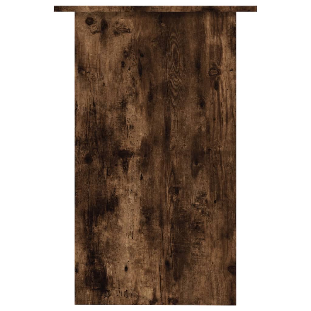 Bureau 90x50x74 cm bewerkt hout gerookt eikenkleurig is nu te koop bij PeponiXL, paradijselijk wonen!