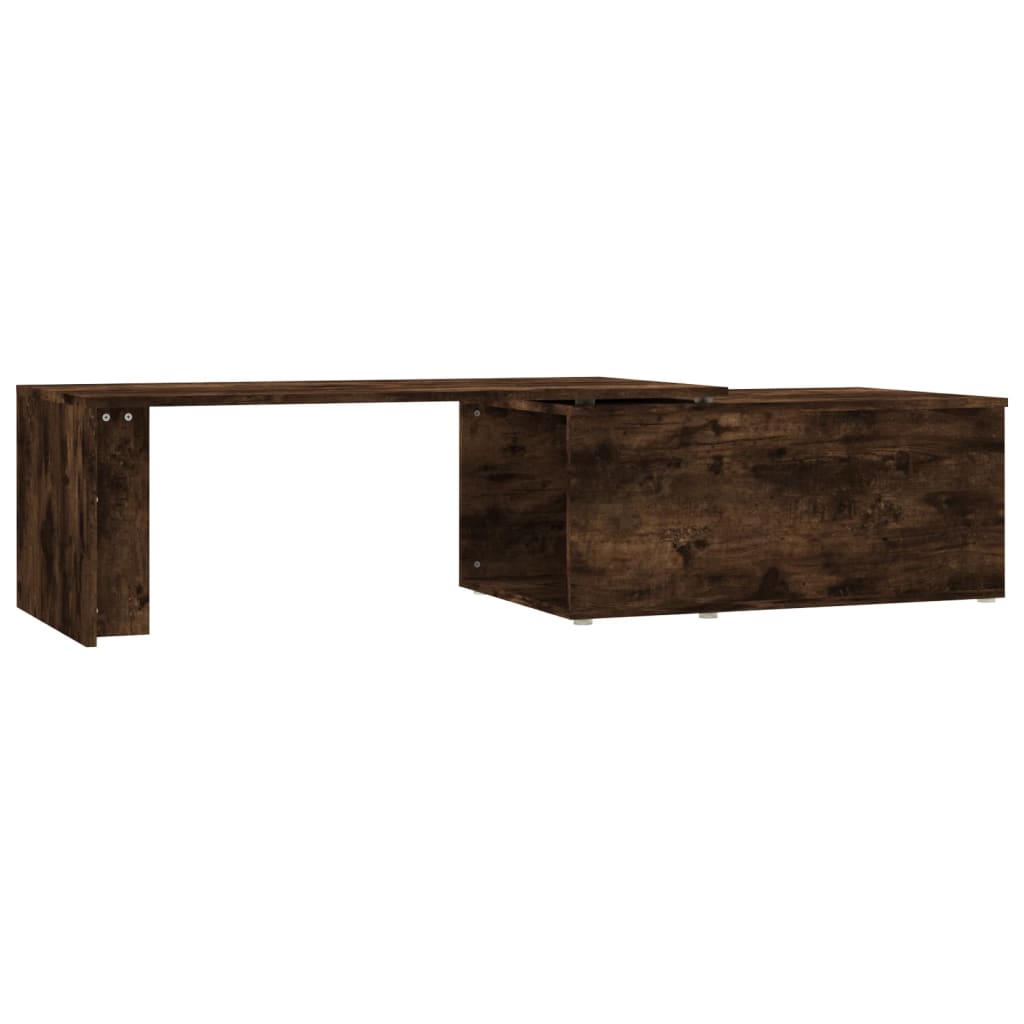 Salontafel 150x50x35 cm bewerkt hout gerookt eikenkleurig is nu te koop bij PeponiXL, paradijselijk wonen!