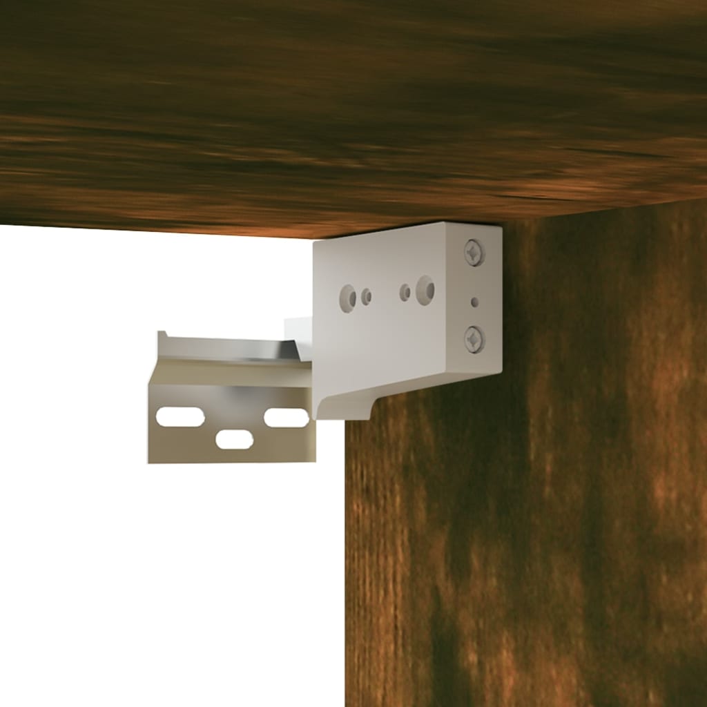 Tv-meubel 80x30x30 cm bewerkt hout gerookt eikenkleurig is nu te koop bij PeponiXL, paradijselijk wonen!