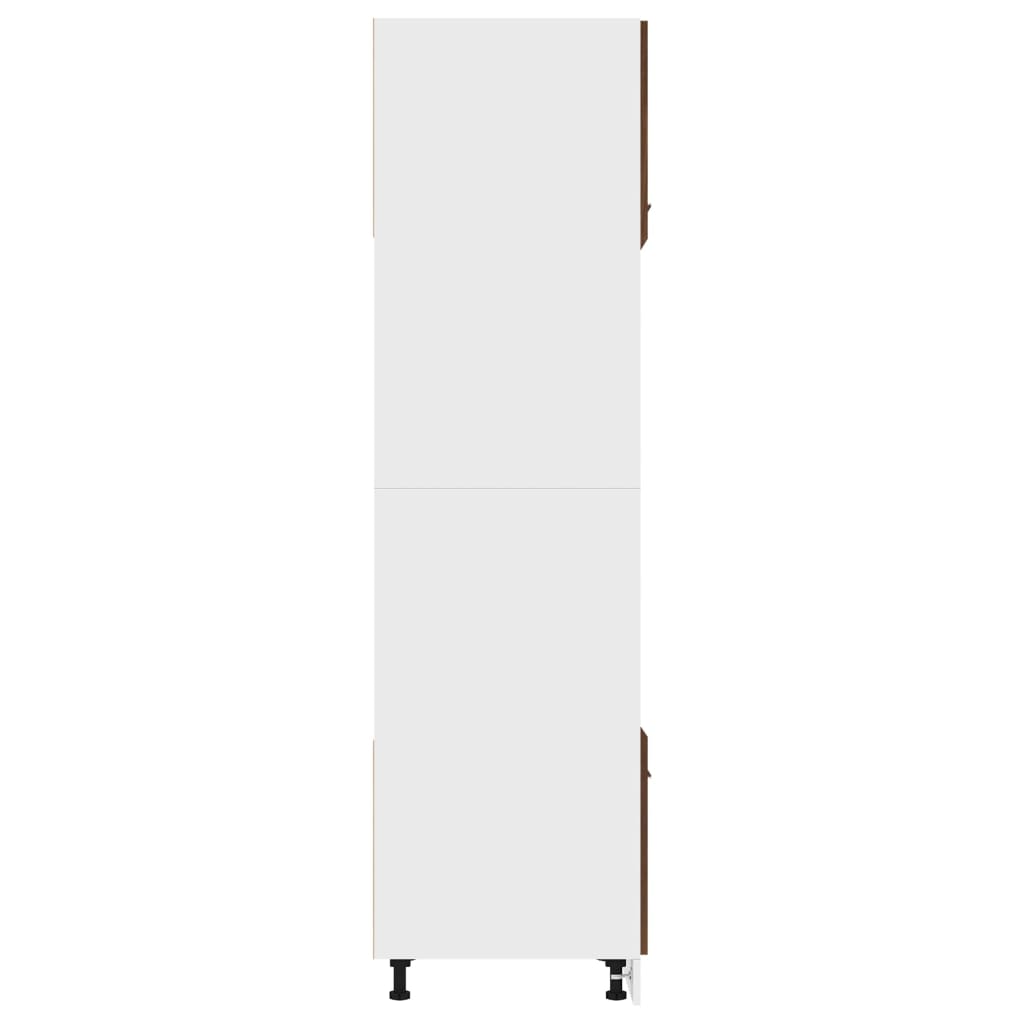 Magnetronkast Lyon 60x57x207 cm bewerkt hout bruin eikenkleur is nu te koop bij PeponiXL, paradijselijk wonen!