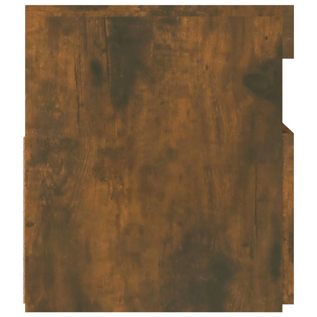 Tv-meubel met LED-verlichting 90x35x40 cm gerookt eikenkleurig is nu te koop bij PeponiXL, paradijselijk wonen!