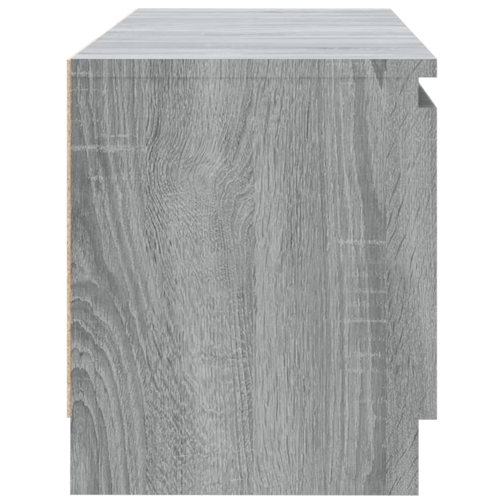 Tv-meubel met LED-verlichting 120x30x36 cm grijs sonoma eiken is nu te koop bij PeponiXL, paradijselijk wonen!