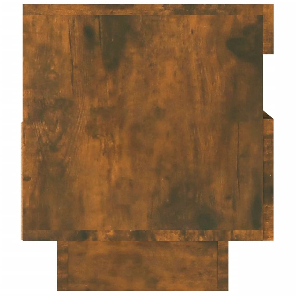 Tv-meubel met LED-verlichting 80x35x40 cm gerookt eikenkleurig is nu te koop bij PeponiXL, paradijselijk wonen!