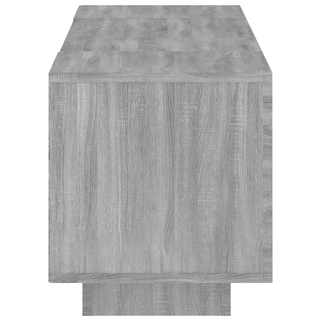 Tv-meubel met LED-verlichting 160x35x40 cm grijs sonoma eiken is nu te koop bij PeponiXL, paradijselijk wonen!