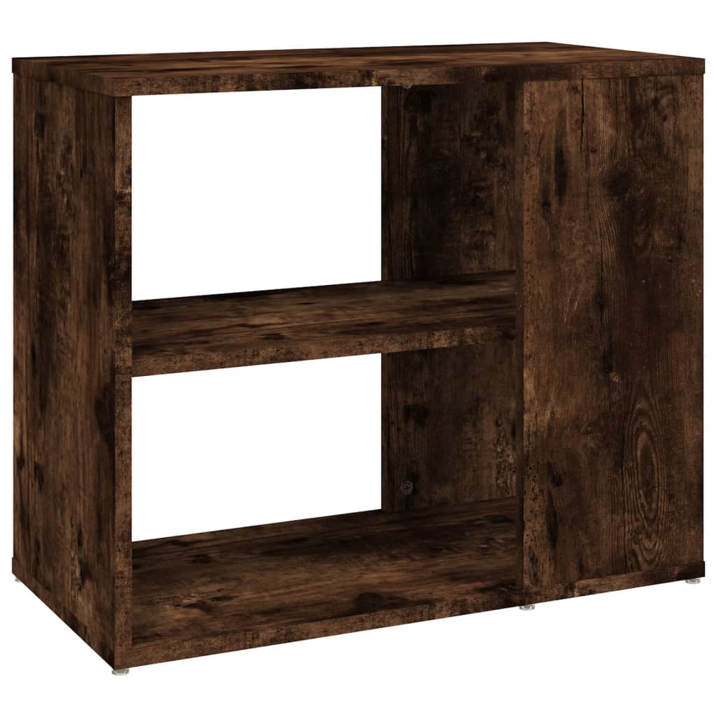Bijzetkast 60x30x50 cm bewerkt hout gerookt eikenkleurig is nu te koop bij PeponiXL, paradijselijk wonen!