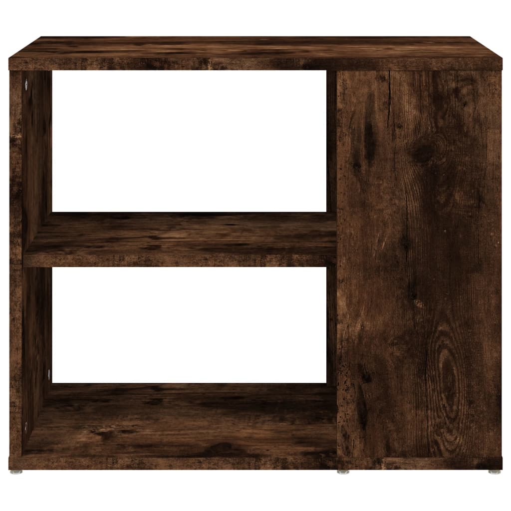 Bijzetkast 60x30x50 cm bewerkt hout gerookt eikenkleurig is nu te koop bij PeponiXL, paradijselijk wonen!