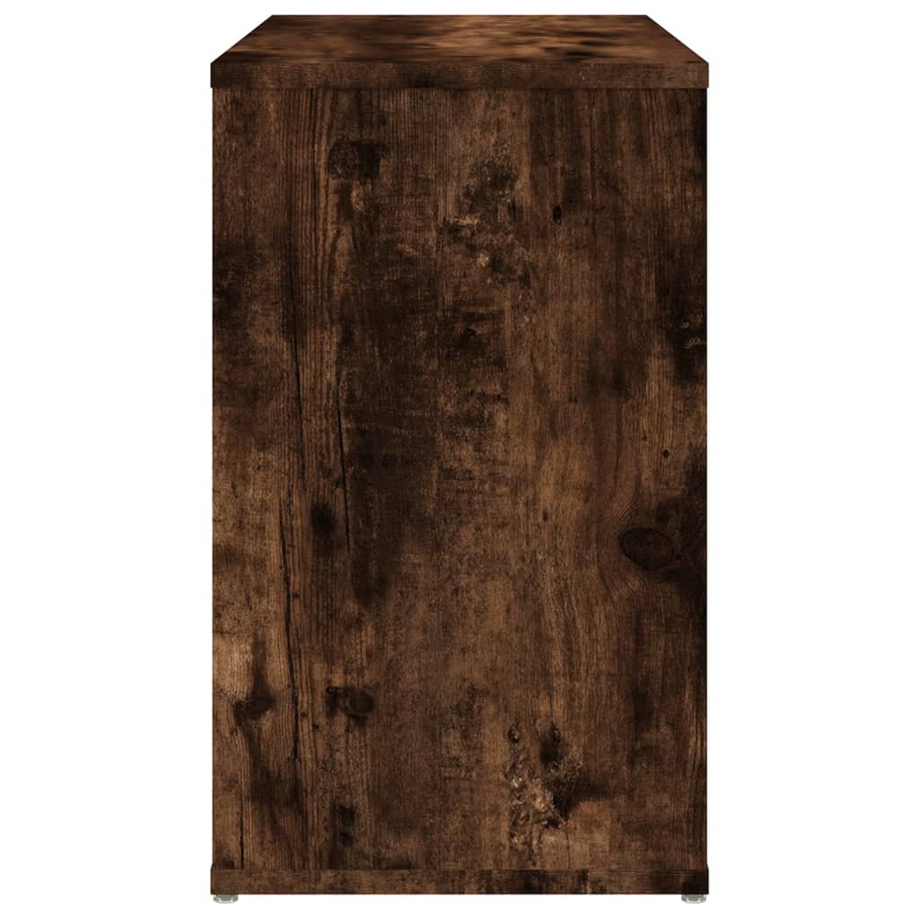 Bijzetkast 60x30x50 cm bewerkt hout gerookt eikenkleurig is nu te koop bij PeponiXL, paradijselijk wonen!
