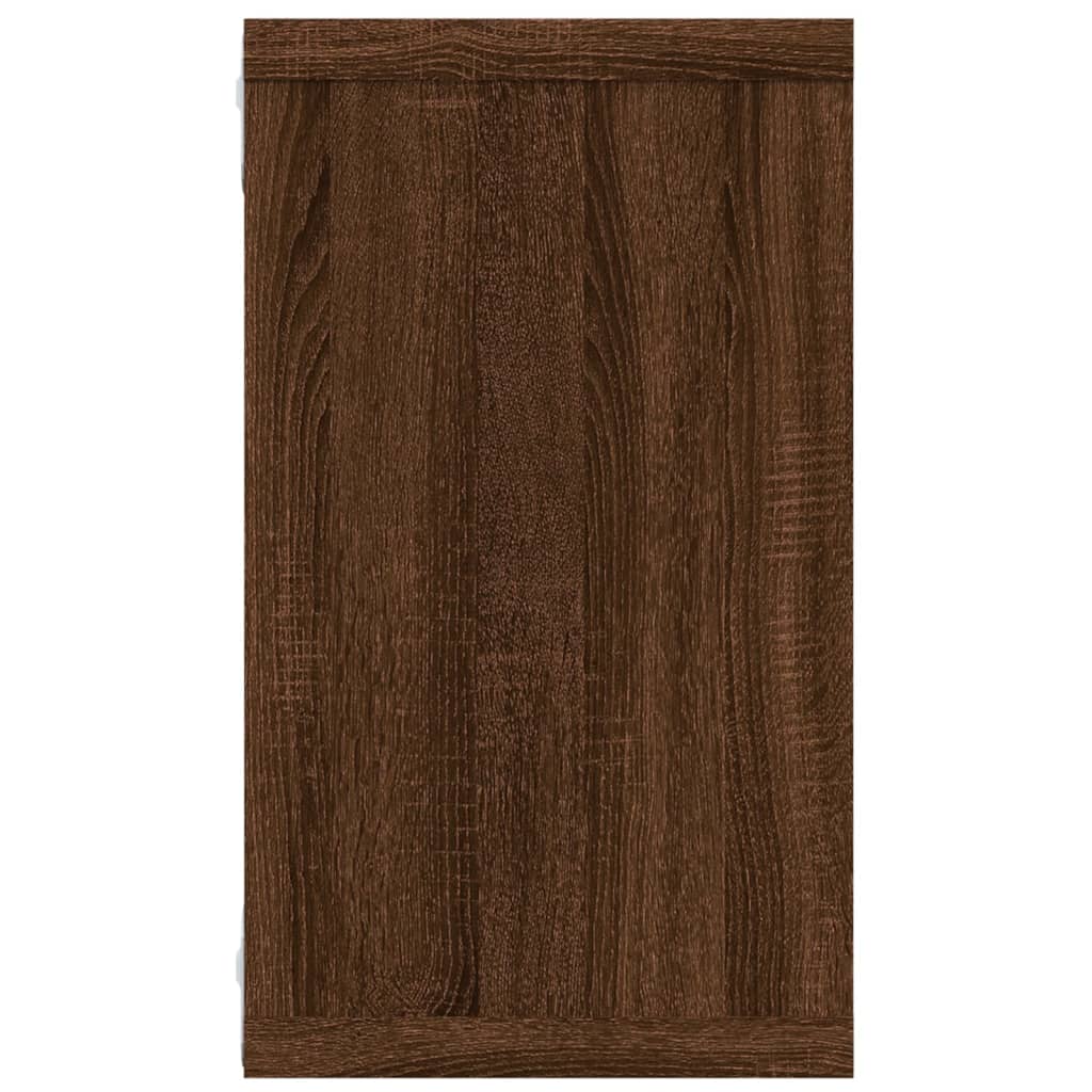 Wandschappen kubus 4 st 80x15x26,5 cm hout bruin eikenkleur is nu te koop bij PeponiXL, paradijselijk wonen!