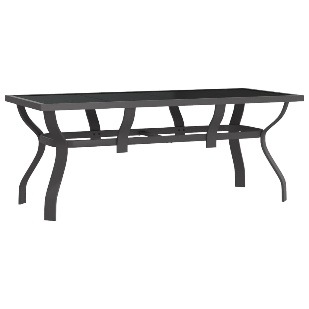 9-delige Tuinset grijs en zwart is nu te koop bij PeponiXL, paradijselijk wonen!