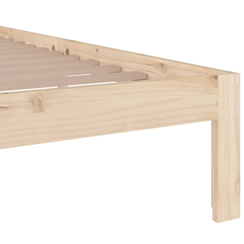 Bedframe zonder matras massief hout 160x200 cm is nu te koop bij PeponiXL, paradijselijk wonen!