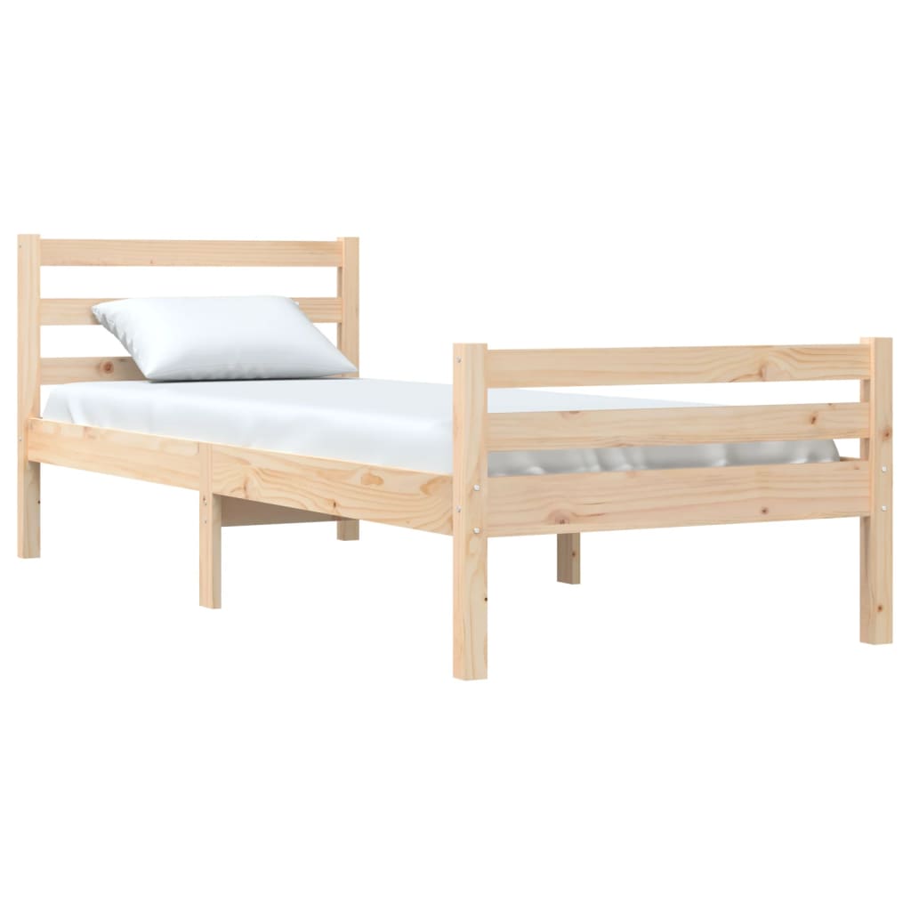 Bedframe massief hout 100x200 cm is nu te koop bij PeponiXL, paradijselijk wonen!