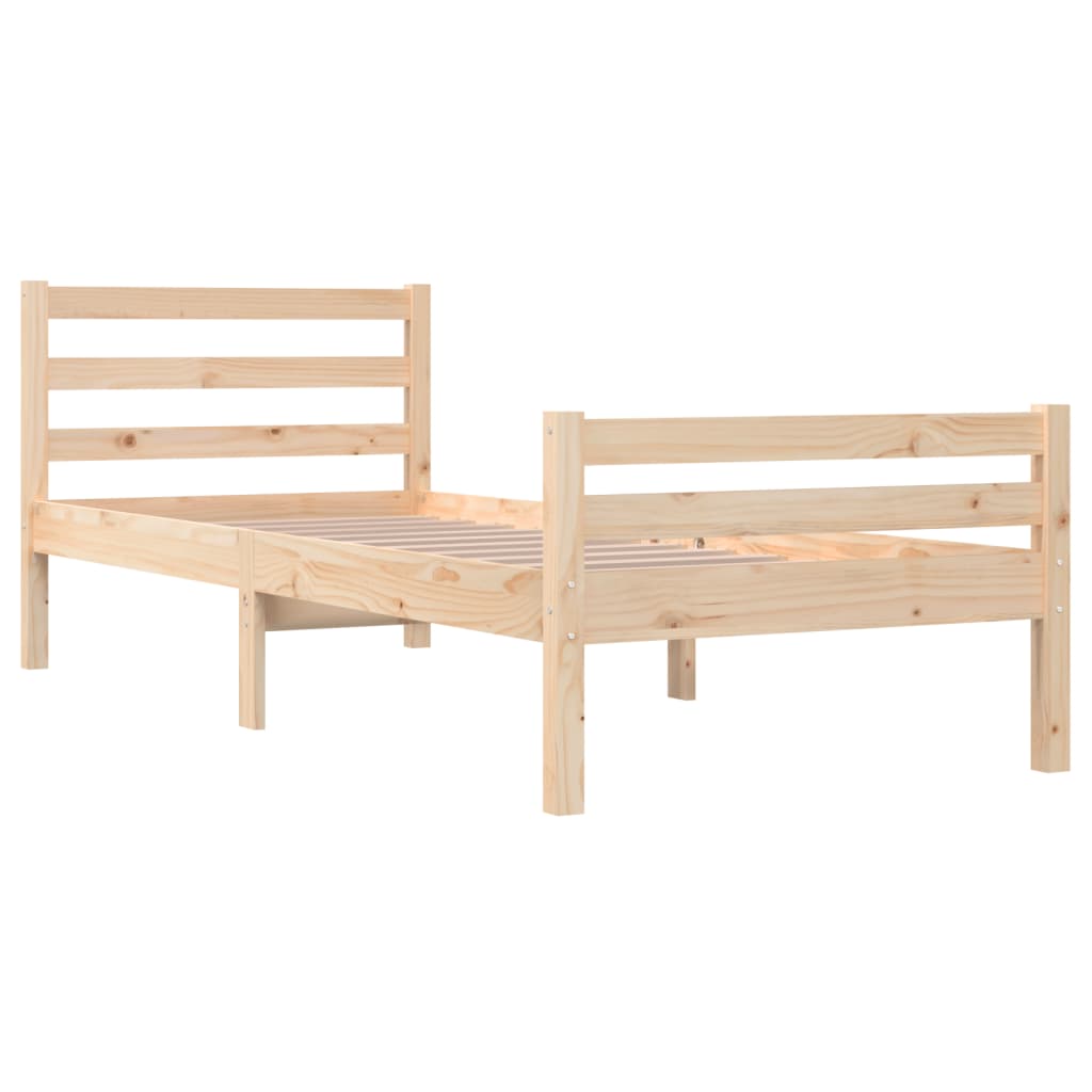 Bedframe massief hout 100x200 cm is nu te koop bij PeponiXL, paradijselijk wonen!