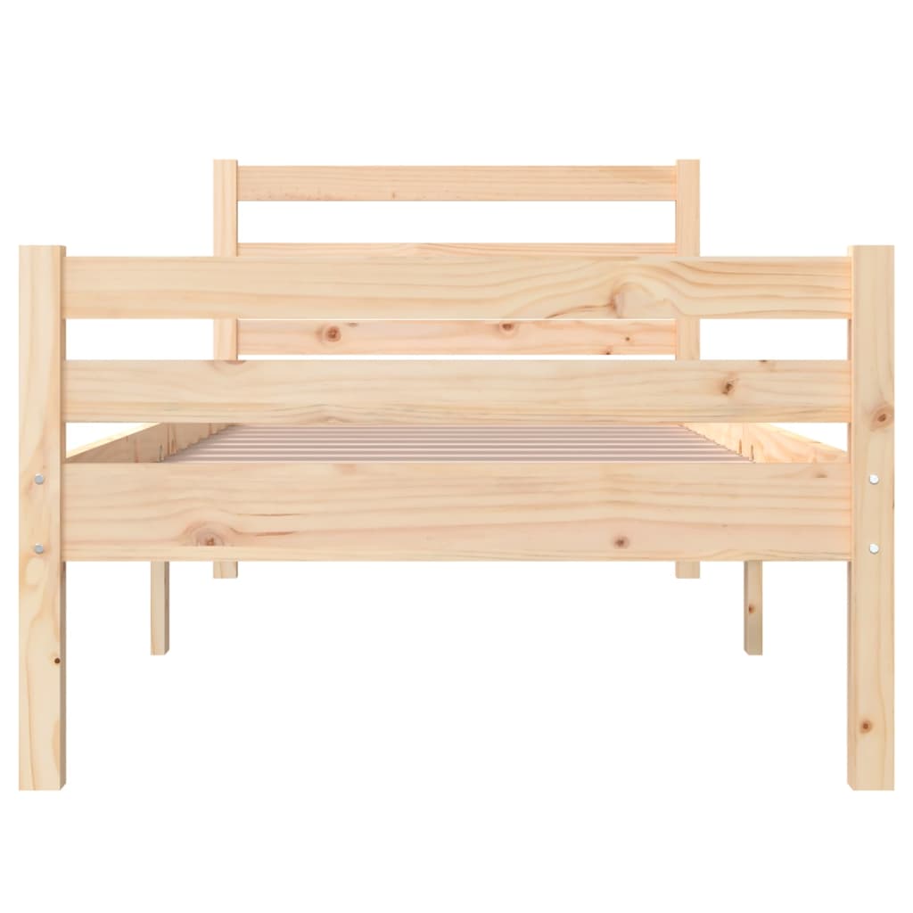 Bedframe massief hout 100x200 cm is nu te koop bij PeponiXL, paradijselijk wonen!